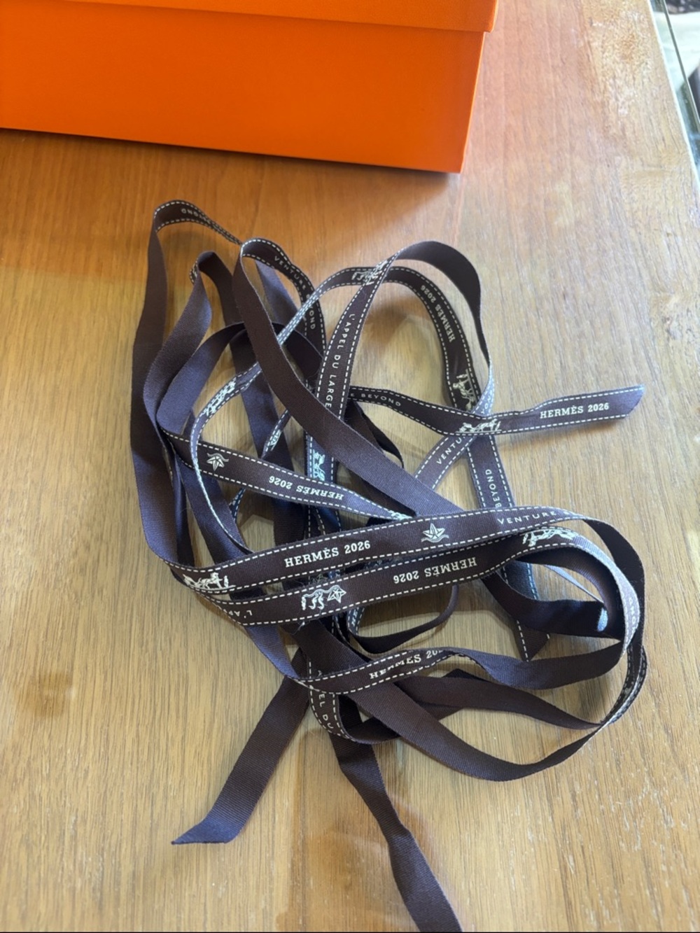 Lots of Hermes ribbon